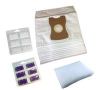 10 Bolsa de Aspiradora Filtro Motor 2 Desodorante Para Vorwerk Tiger 265 , 270 ,