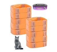 10 Bolsas Arenero Gatos para Litter Locker, Litty Cat, Lámina de Recarga para Litter Locker, Recipiente de Recarga para Arena para Gatos, También se Puede Utilizar Como Recambios Cubos de Pañales
