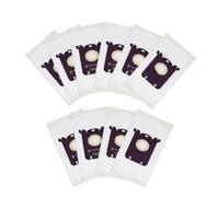 10 Bolsas Blancas For Aspiradora, Compatibles Con Electrolux Y Philips. Incluye Filtro Y Bolsa S-BAG FC8021, HR6999 Y FC9088.