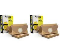 10 Bolsas compatibles con Kärcher WD2 - Bolsas para aspiradora de tela filtrante - Compatibles con WD2, WD3, A2000-A2999, A2200-A2299 - Gran capacidad y filtración fina (Paquete de 2)