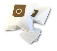 10 bolsas de aspiradora para Menalux 4600, bolsa para el polvo bolsas (+ 2 filtros - nv625)