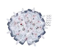 10 bolsas de contenedor de bebidas para Halloween, cosplay, bolsa de sangre de vampiro, accesorios, cadáveres, bebidas, bebidas, alimentos, botella de agua, bolsa de sangre de vampiro, accesorios de