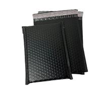 10 bolsas de embalaje de burbujas negras de gran tamaño para regalos de empresa, paquete de fotos, bolsa de regalo, antiextrusión, impermeable, negro, 28x42cm