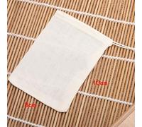 10 bolsas de filtro de algodón con cordón para cocinar y especias, perfectas para colar té y remedios herbales