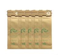 10 bolsas de papel para aspiradora compatibles con limpiadores Vk 118 119 120 121 122 bolsas de filtro de alta retención para polvo y sacos de repuesto de gran volumen