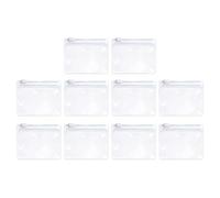 10 bolsas de pastillas con cremallera para viajes y solución de almacenamiento seguro para medicamentos diarios y tabletas, organizadores de pastillas crónicas