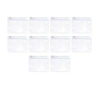 10 bolsas de pastillas con cremallera para viajes y solución de almacenamiento seguro para medicamentos diarios y tabletas, organizadores de pastillas crónicas