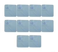 10 bolsas de peso de PVC con estructura de gancho para piscinas sobre el suelo para ayudar a la estabilidad del borde de la cubierta (azul claro)