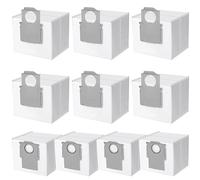 10 Bolsas de Polvo Compatibles con Roborock S8 Pro Ultra, S8+, S7 MaxV Ultra, S7 Pro Ultra, Q8 Max+, Q7 Max+, Q5 Pro+, Accesorios Recambios para Aspiradora