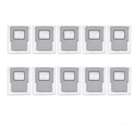10 bolsas de polvo, filtro no tejido blanco de alta eficiencia para DJI Romo A S P 99.5% de filtración Robot Partes de aspiradora (10 piezas)