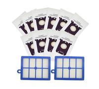 10 Bolsas De Polvo For Aspiradora S-bag Y 2 Filtros H12, Compatibles Con Philips Electrolux Piezas De Aspiradora.