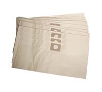 10 Bolsas De Polvo Gruesas Compatibles Con Aspiradoras Stanley AT18134P 15 L, Papel For