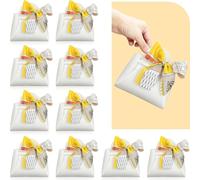 10 bolsas de regalo pequeñas rosas con cinta, duraderas de piel sintética, caja de regalo para regalos de boda, caja de regalo para confitería, fiesta de cumpleaños, decoración de aniversario, Navidad
