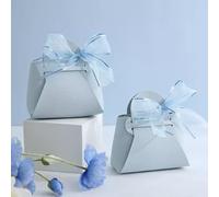 10 bolsas de regalos de boda for invitados, caja de regalo for recién nacidos, recuerdo de boda, mini bolsas de distribución de cuero, caja de embalaje de dulces for bebés (color: S9) (Size : S7)