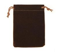 10 bolsas de terciopelo con cordón, bolsas de terciopelo para embalaje de joyería, bolsas de regalo, se pueden personalizar 5x7 cm, 7x9/8x10/9x12/10X15/15X20CM-Café-9X12CM-10PCS