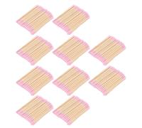 10 Bolsas Hisacos de Algodón de Doble Puntuación con un Consejo de Precisión de Material Resistente para la Herramienta de Belleza de la Palanca de Limpieza de Maquillaje, la