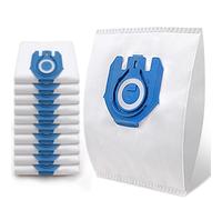 10 Bolsas para Aspiradora Compatibles con Miele GN 3D Efficiency, Apto para Classic C1, Complete C2, Complete C3, Series S2 S4 S5 S6 S8 S2000 S5000 S8000, Reemplazo 9917730