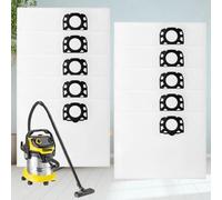 10 bolsas para aspiradora KFI 357 para Kärcher WD2 Plus, WD3, KWD1, KWD2, KWD3, SE 4001, SE 4002, WD3.200 - WD3.800 M, para Kärcher2.863-314.0, para aspiradora de repuesto Kärchers