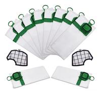10 bolsas para aspiradora Vorwerk Kobold VK140 VK150 FP140 FP150 con 2 filtros para Vorwerk Kobold VK140/150 FP140/150