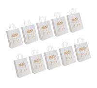10 bolsas portátiles para Eid con asa, elegante bolsillo Eid para un regalo cómodo y elegante de Ramadán