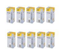 10 Bombillas De Luz De Contorno 24 V 10 W R10W BA15s HELLA Para U.O.
