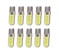 10 bombillas LED COB T10 W5W COB para interior de coche, luz de estacionamiento lateral