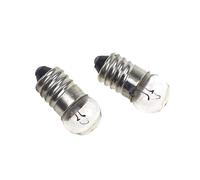10 bombillas miniatura con base de tornillo CC 2.5V/3V/3.8V/6V 0.3A luz mini lámparas (3.8V 0.3A)