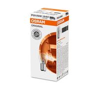 10 Bombillas P21W 5W 24V Con Base De Metal OSRAM ORIGINAL LINE