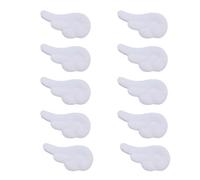 10 bonitos parches con forma de ala de ángel, accesorios creativos, bolsas de ropa, pasadores para el pelo, llavero, suministros de decoración para adultos y adultos, apliques de dibujos animados para
