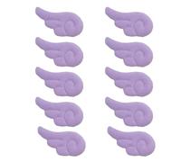 10 bonitos parches con forma de ala de ángel, accesorios creativos, bolsas de ropa, pasadores para el pelo, llavero, suministros de decoración para adultos y adultos, apliques de dibujos animados para