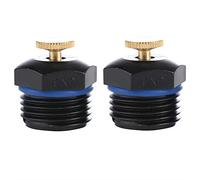 10 boquillas de nebulización de riego de 1/2 pulgada, boquilla de nebulización de agua ajustable, micro aspersor de riego atomizador para riego de jardín, césped, invernadero