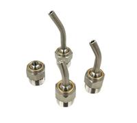 10 boquillas de refrigerante de acero inoxidable 304, refrigeración ajustable de alta presión para torno de tallado de joyería, fresado, cortador de máquina CNC, tubo in M8*1 Tube length 35mm(1.38in)