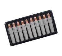 10 boquillas de soldadura, conectores difusores, soportes de boquilla de soldadura de antorcha de 0,8/1/1,2 mm, máquina de reparación mecánica