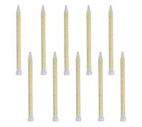 10 boquillas mezcladoras estáticas serie 10-18 AB, boquilla mezcladora de pegamento de dos componentes, dispensador de adhesivo de 214 mm, plástico ABS (B)