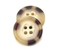 10 botones clásicos de resina de 25 mm para abrigos, suéteres y chaquetas de hombre - Accesorios de costura decorativos,Marrón,25 mm