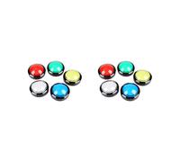 10 Botones de Arcade, Domo de 60 mm Botón Pulsador LED de 2,36 Pulgadas Con Microinterruptor para Consola de Videojuegos de Máquina Arcade