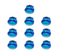 10 botones de arranque de juego de 24 mm/30 mm, controlador de interruptores de reinicio para máquinas de arcadas, fácil de usar para máquina