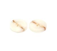 10 botones de resina de cuerno de 15-20 mm para chaqueta de traje de hombre,Blanco,15 mm - 10 piezas