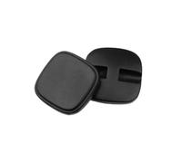 10 botones de vástago de resina cuadrados coloridos para prendas de vestir de 18 a 30mm, Negro, 30mm 10 piezas