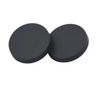 10 botones planos de metal para mujer, abrigo de lana, con botones, chaqueta masculina, botón, camisa, pantalones, botón de costura redondo (25 mm, negro puro)