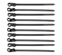 10 bridas de nailon resistentes para ingenieros de oficina en casa, 0,48 x 20 cm