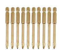 10 brocas de 6 mm, cabeza hexagonal para azulejos de cerámica, mármol, vidrio, cerámica, madera, metal, 10 unidades