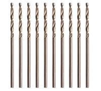 10 brocas de acero HSS de alta velocidad para perforar agujeros en aleación de acero no ferroso metal fundido plástico duro