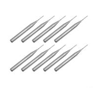 10 brocas de carburo de 0 6 mm con vástago 18 para grabado de PCB, fresado CNC y procesamiento de placa de circuito