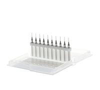 10 brocas PCB con punta de 0,4 mm y vástago de 1/8 pulgadas