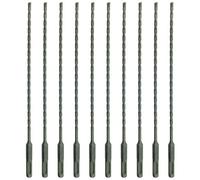10 brocas SabreCut SDSB55_10 de 5,5 mm x 210 mm aprobadas por PGM SDS Plus para ladrillos de piedra y hormigón