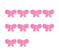 10 broches de cinta de concienciación para mujer, con forma de mariposa, pin de solapa decorativo para adornos de ropa, broche de aleación para vestido