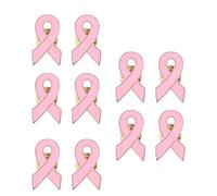 10 broches de cinta de concienciación sobre la salud para mujeres trabajadores de la salud, pin decorativo para solapa para adornos de ropa, accesorio de boda, broche de aleación