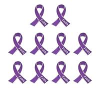 10 broches elegantes con dije de letra de fe con acento de cinta para accesorios elegantes para fiestas, talla única, como se describe