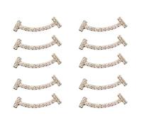 10 broches elegantes con solapa de sonrisa para ropa fija, joyería para looks de moda, broches de moda, One Size, como se describe
